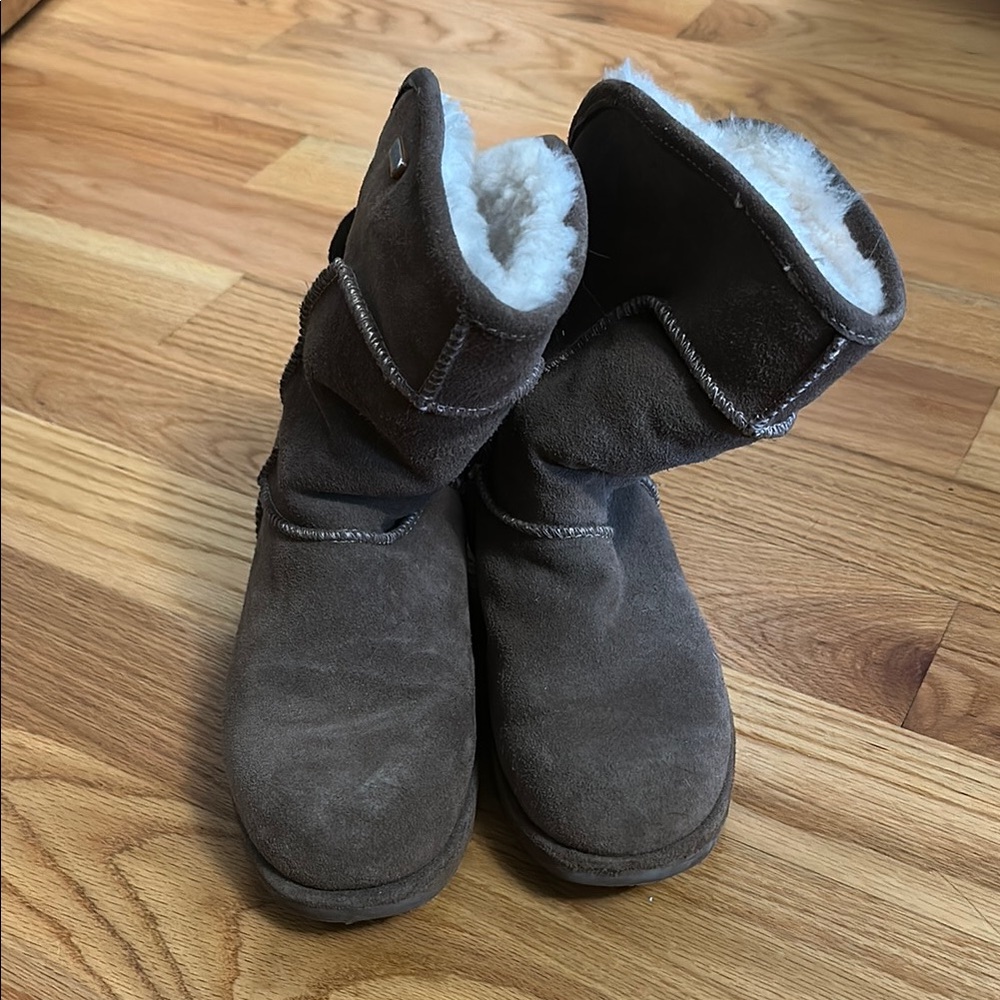 Emu Alba Boot Brown Suede Waterproof US 7